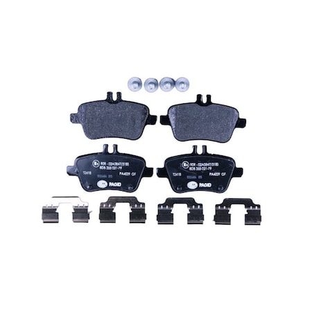 Pagid Brakes M-Benz Cla250 15-14/Gla250 16-15 Brake Pad Set-D, 355021791 355021791